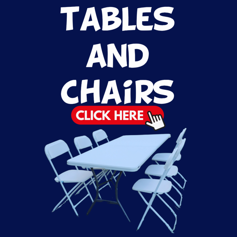 Table and chairs rental in Lancaster KY category event rentals and party rentals in lancaster ky and the surrounding area. table rentals with chair rentals that are perfect party rentals