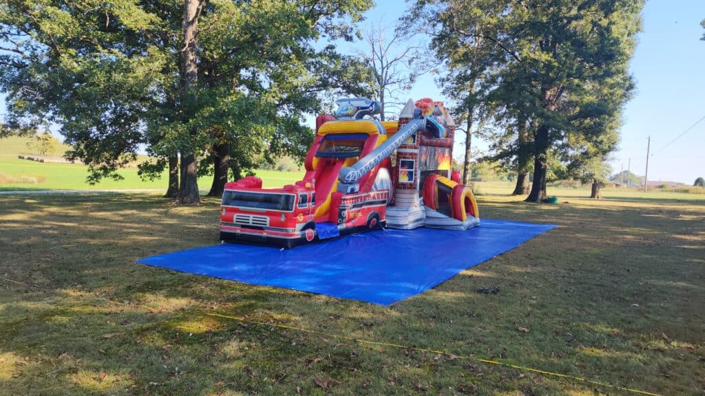 fire truck bounce house in Lancaster