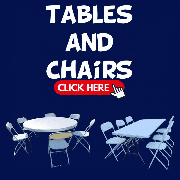 Table and Chairs Rentals