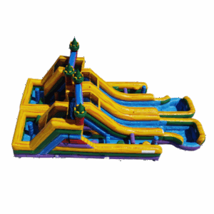 Castle Clash inflatable Obstacle course rental in lancaster ky