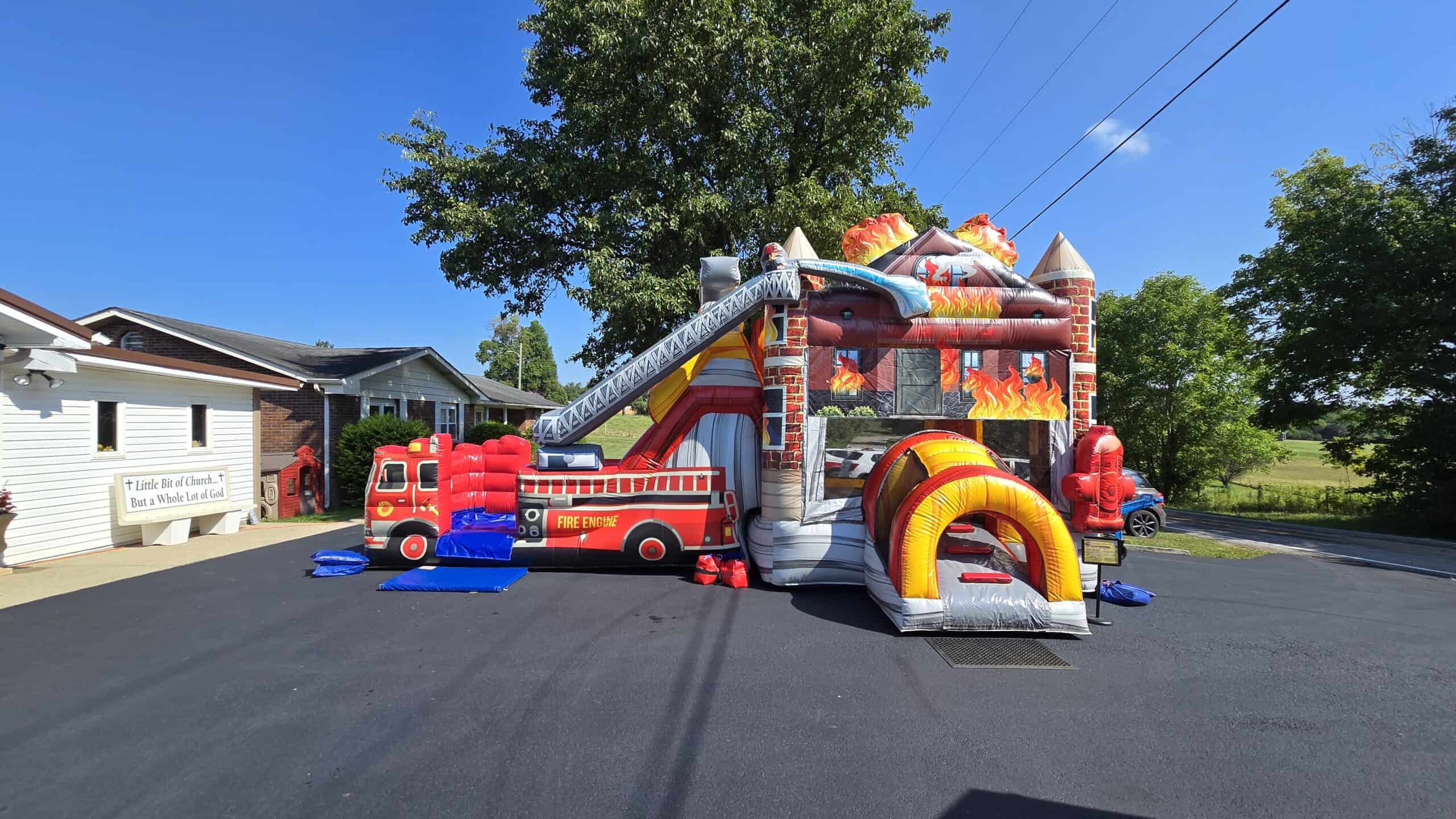 Engine 1 Fire Truck Bounce House rental near Stanford KY