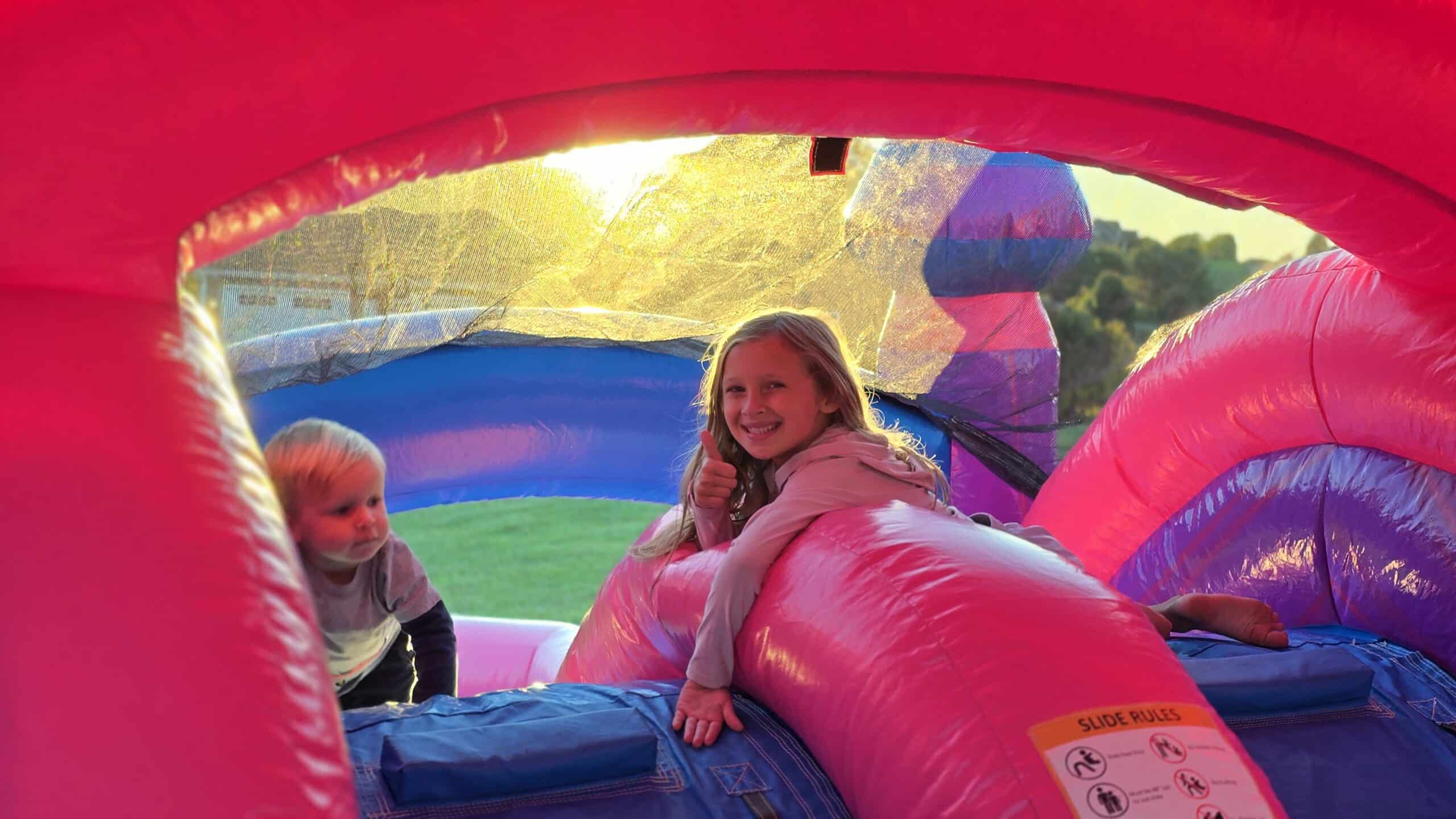 Purplish bounce house rental near Stanford KY