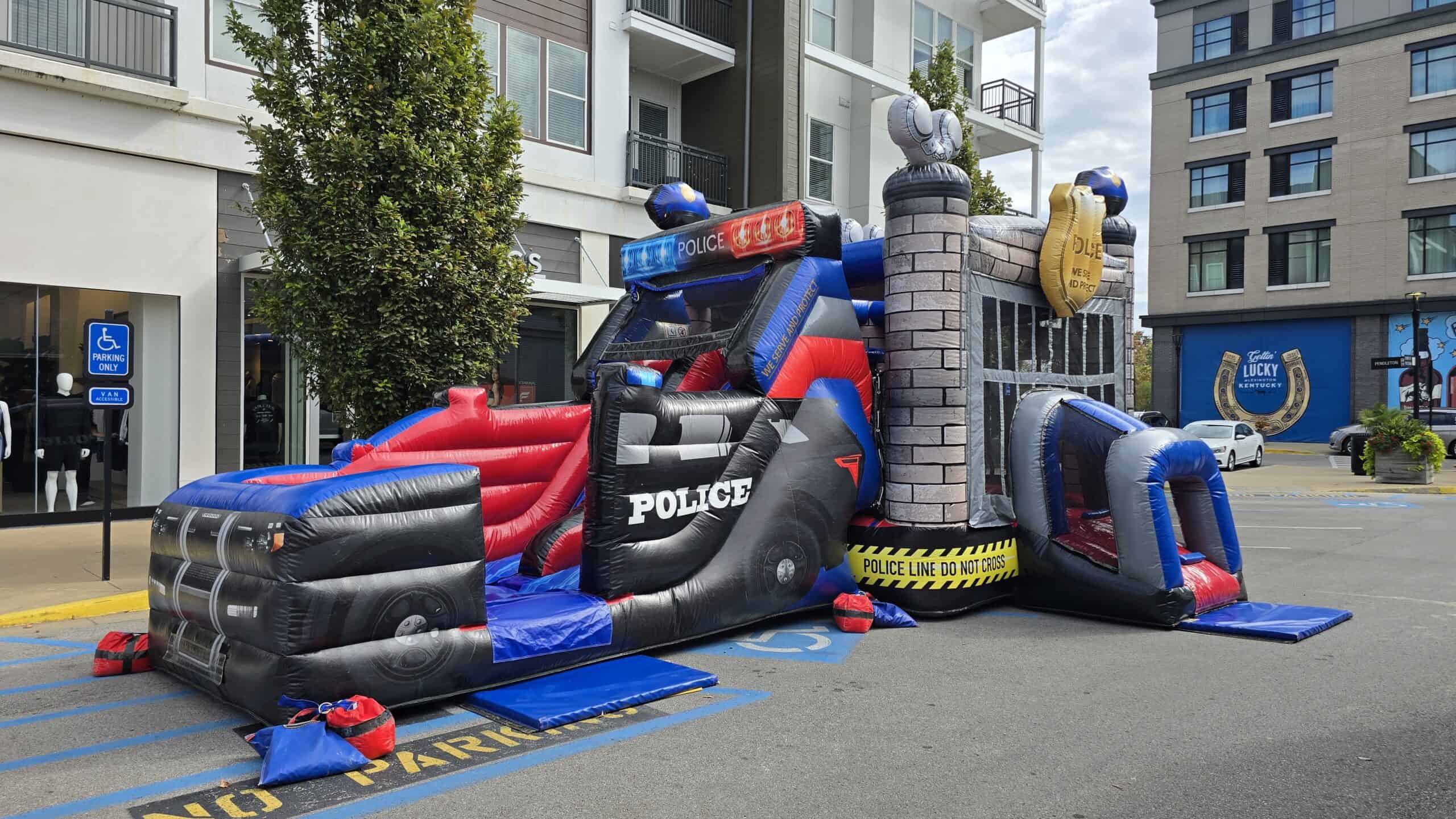Police Cruiser Bounce House rental in Stanford Kentucky