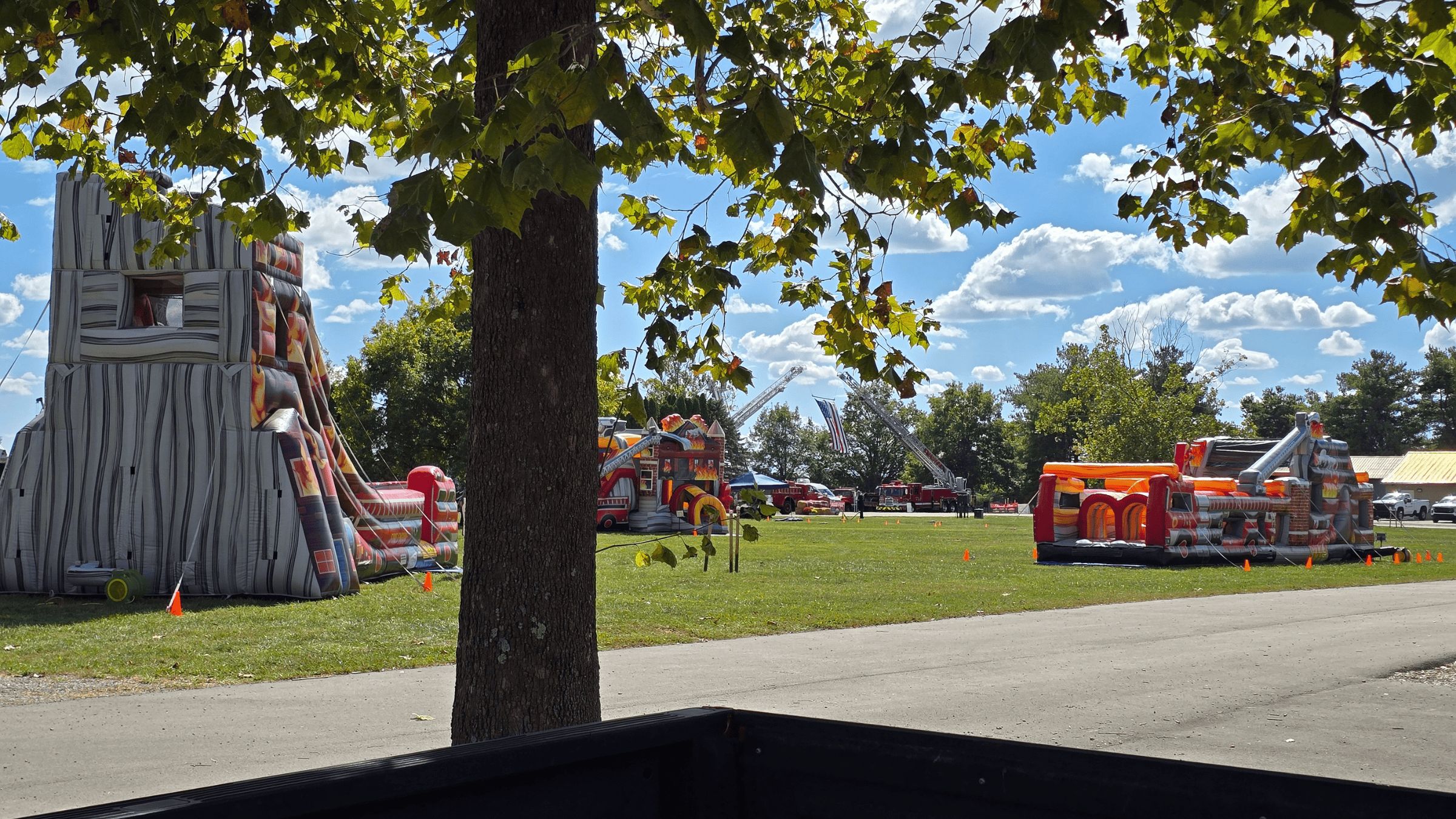 Engine 1 and Ladder 1 at the Lexington Fire Prevention Festival β Backyard Responders